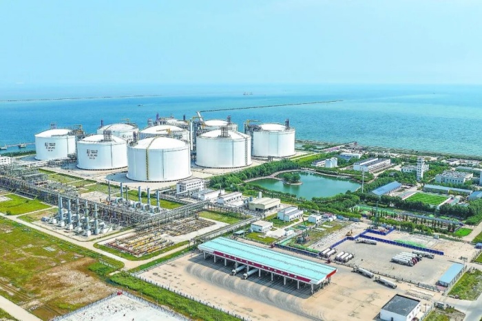 The Tianjin LNG receiving station successfully completed the peak-load summer supply guarantee tasks.
