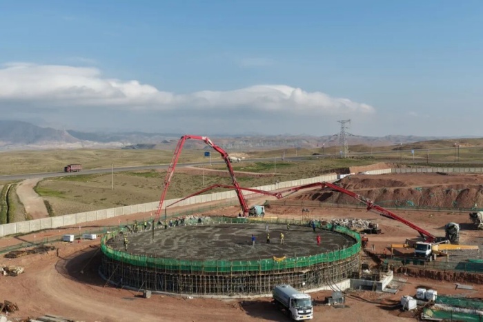The foundation project of the 20,000 m³ LNG storage tank for the Phase I project of Fenghao International Energy has been successfully completed!