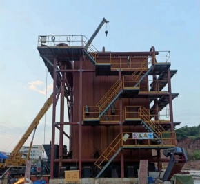 Chain grate steam boiler auxiliary equipment